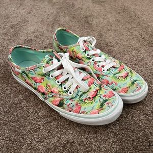 Vans Turquoise and pink flamingos Ultracush insole